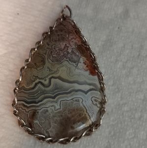 New Handcrafted Managascar Agate Charm